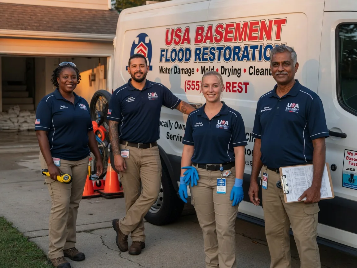 Basement Flood Cleanup company in Vinton, LA